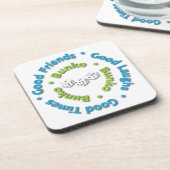 Bumo – 良い時間、良い友人、良い笑い コースター (左側)