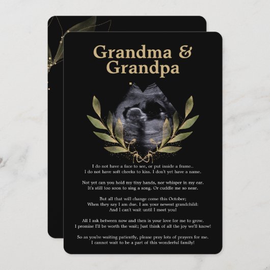 BumpからPending Daddyへのかわいいメッセージ シーズンカード (正面/裏面)