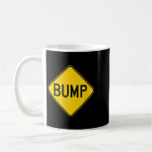 Bump Ahead Mother To Be Cute New Moms Women コーヒーマグカップ (左)