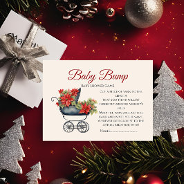 Bump Baby Spiel XMas-Kinderwagen Erraten Sie die M エンクロージャーカード