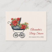 Bump Baby Spiel XMas-Kinderwagen Erraten Sie die M エンクロージャーカード (裏面)