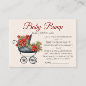 Bump Baby Spiel XMas-Kinderwagen Erraten Sie die M エンクロージャーカード (正面)