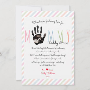 Bump Cute Ultrasound Baby Showerからのメッセージ サンキューカード