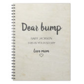 Bump Keepsake親愛 Pregnancy Journal ノートブック (正面)