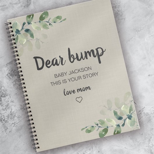 Bump Keepsake親愛 Pregnancy Journal ノートブック