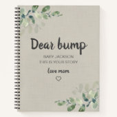 Bump Keepsake親愛 Pregnancy Journal ノートブック (正面)
