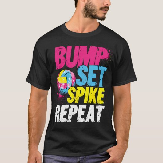 Bump Set Spike Repeat Tシャツ (正面)