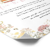 Bump Sign Wildflowerからのストーリーブックメッセージ ポスター (角)