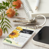 Bump UltrasoundからSunflower祖父母 キーホルダー (正面右)