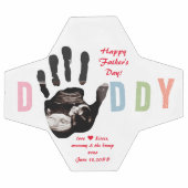 Bump Ultrasound 1st Father's Dayからのメッセージ サッカーボール (フラット)