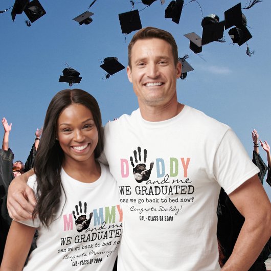 Bump Ultrasound Graduationパパ Tシャツ