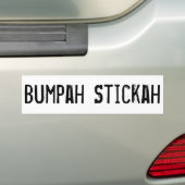 Bumpah Stickahのボストン恋人のバンパーステッカー バンパーステッカー (車上)