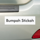 Bumpah Stickah バンパーステッカー (車上)