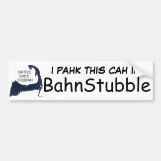 Bumpah Stickah- I PAHK BahnStubbleのこのCAH バンパーステッカー
