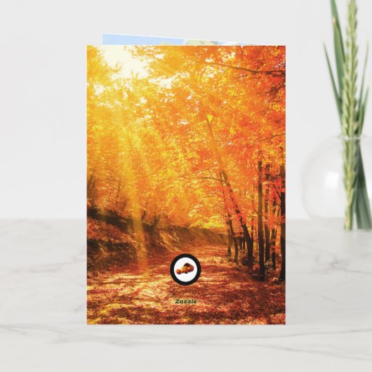 「Bumper Apple 感謝してい Harvest」 招待状 (裏面)