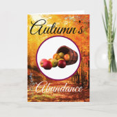 「Bumper Apple 感謝してい Harvest」 招待状 (正面)