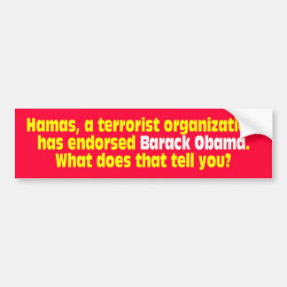 BUMPER_NOBAMA_107 バンパーステッカー