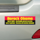 BUMPER_NOBAMA_108 バンパーステッカー (車上)