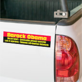 BUMPER_NOBAMA_108 バンパーステッカー (トラック上)