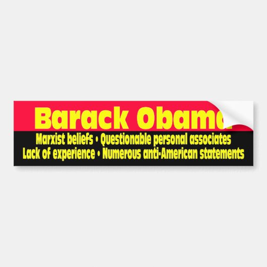 BUMPER_NOBAMA_108 バンパーステッカー (正面)