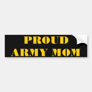 Bumper Stecker 誇りを持った Army Mom バンパーステッカー
