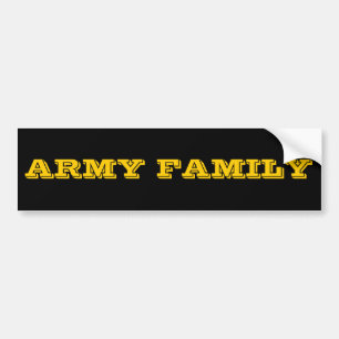 Bumper Stecker Army Family バンパーステッカー