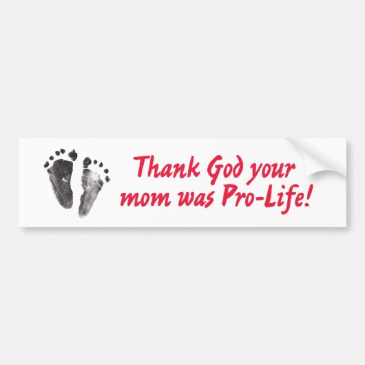 bumper_sticker_thank_God バンパーステッカー (正面)