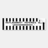 Bumper Stickersと言う代替レフェリー バンパーステッカー (正面)