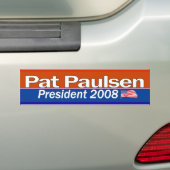 Bumpersticker Pat Paulsenの大統領 バンパーステッカー (車上)