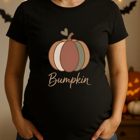 Bumpkin  Cute Pregnancy Halloween Tシャツ