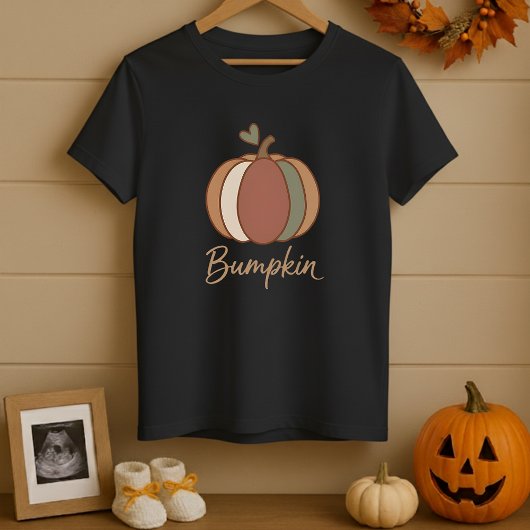 Bumpkin  Cute Pregnancy Halloween Tシャツ
