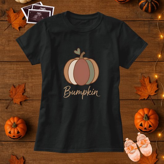 Bumpkin  Cute Pregnancy Halloween Tシャツ