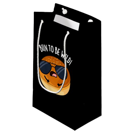 Bun野生の食べおもしろい物プンダークBG スモールペーパーバッグ (正面アングル)