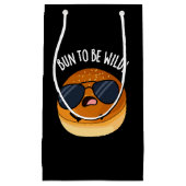 Bun野生の食べおもしろい物プンダークBG スモールペーパーバッグ (正面)