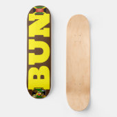 BUN. 公式 8 1/4" スケートボード デッキ (正面)