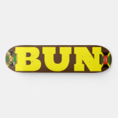 BUN. 公式 8 1/4" スケートボード デッキ (横)