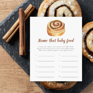 Bun baby shower – そのベビー食品の名前