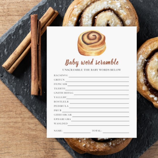 Bun baby shower -ベビー単語スクランブル (クリエイターアップロード済み)