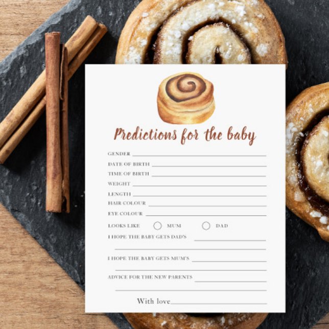 Bun baby shower – 予測とアドバイスベビー (クリエイターアップロード済み)