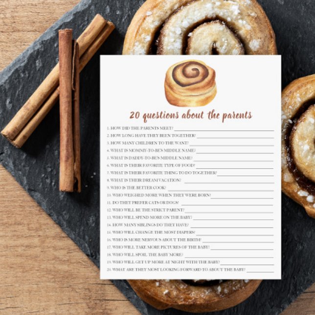 Bun baby shower – 親に関する20質問 (クリエイターアップロード済み)