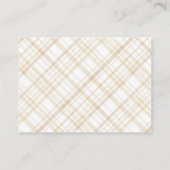 Bun in Oven Baby Shower Display Shower Card エンクロージャーカード (裏面)