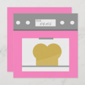 Bun in the Oven 招待状 (正面/裏面)