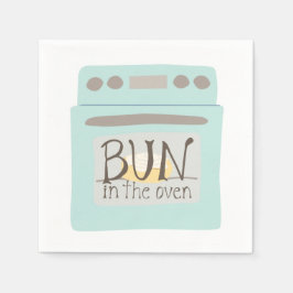 Bun in the Oven Baby Shower スタンダードカクテルナプキン