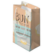 Bun in the Oven Baby Shower スモールペーパーバッグ (正面アングル)