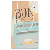 Bun in the Oven Baby Shower スモールペーパーバッグ (正面)