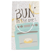 Bun in the Oven Baby Shower スモールペーパーバッグ (正面)