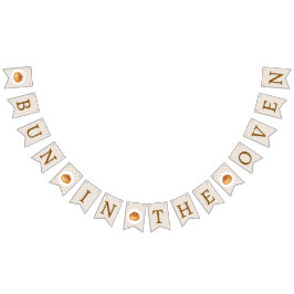 Bun In The Oven Baby Shower  バンティングフラッグ