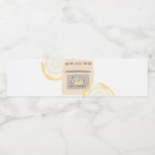 Bun in the Oven Baby Shower ペットボトルラベル (シングルラベル)