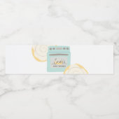 Bun in the Oven Baby Shower ペットボトルラベル (シングルラベル)