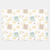 Bun in the Oven Baby Shower ラッピングペーパーシート (正面)